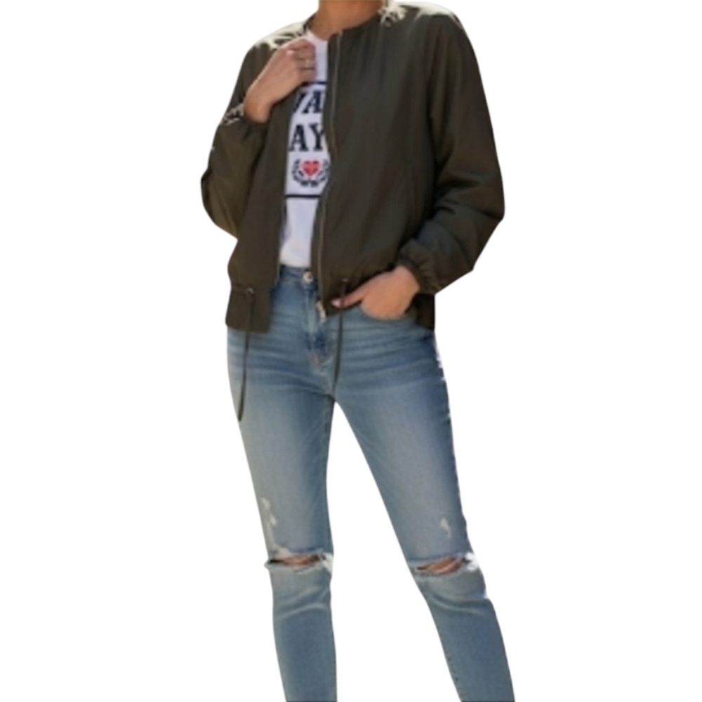Zara Olive Green Jacket for Women